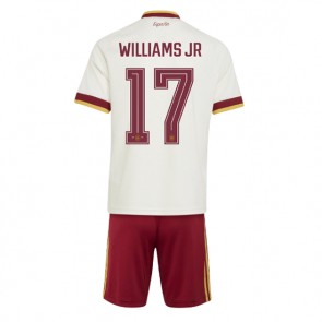 Španjolska Nico Williams #17 Gostujuci Dres za Dječji SP 2026 Kratak Rukavima (+ kratke hlače)